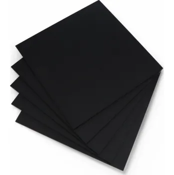 Plexisklo 3DM Group Černé matné lité plexisklo - 3mm - 200x200mm - 5ks.