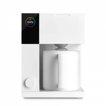 Příprava kávy Fellow Aiden Precision Coffee Maker - automatický překapávač - bílý
