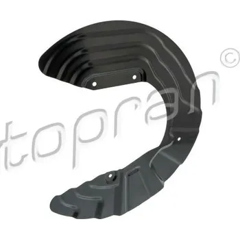 Brzdový systém Ochranný plech proti rozstřikování, brzdový kotouč TOPRAN 504 189