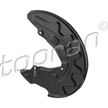 Brzdový systém Ochranný plech proti rozstřikování, brzdový kotouč TOPRAN 118 945