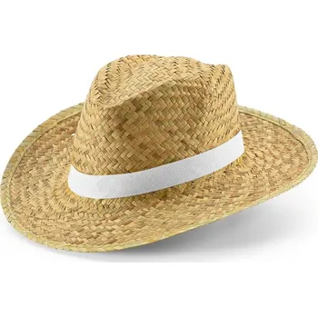 Klobouk STRICKER Přírodní slaměný klobouk JEAN POLI Barva: bílá