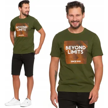 Pánské tričko Tričko Tričko Pánské Potisk 3HD Krátký rukáv Bavlněné Pohodlné 3XL MORAJ