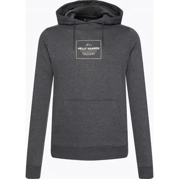 Pánská mikina Pánská mikina Helly Hansen F2F Organic Cotton Hoodie ebony melange S