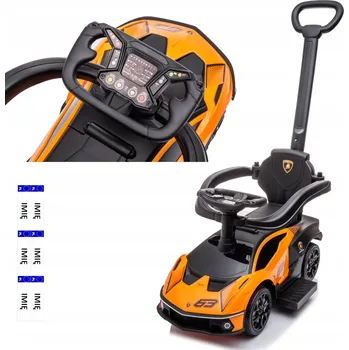 Dětské vozidlo ODRÁŽEDLO AUTÍČKO LAMBORGHINI 3v1