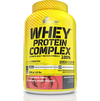 Protein Protein Olimp syrovátkový koncentrát WPC prášek s příchutí jahoda 1800 g