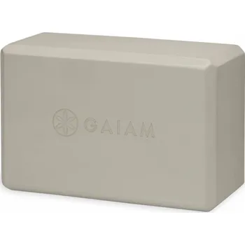 podložka na cvičení Gaiam Pěnová kostka na jógu Sandstone 23 x 7 x 15 cm béžová