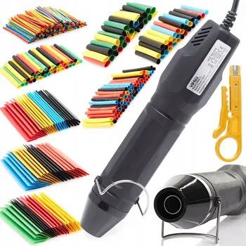 Horkovzdušná pistole HORKOVZDUŠNÁ PISTOLE YIHUA 8858-III HOT AIR 300W 2 REŽIMY VÝKONU + 328x SMRŠŤOVACÍCH TRUBIČEK