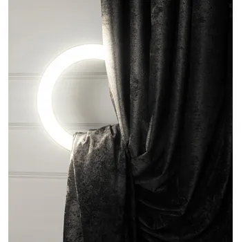 Obraz ZÁCLONY DO OBÝVÁKU POLOZATEMŇOVACÍ NA KOLEČKÁCH 140x185 ČERNÁ SOFT