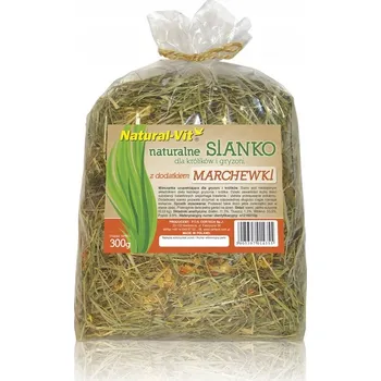 Krmivo pro hlodavce Seno Natural-Vit pamlsky s mrkví 300 g
