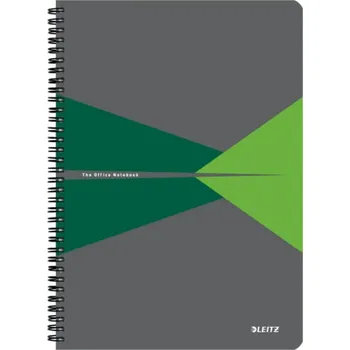 Zápisník Leitz Kancelářský zápisník A4, čtvereček, zelený
