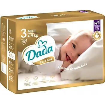 Plena Plenky Dada Extra Care velikost 3 4-9 kg 40 ks
