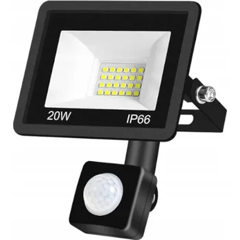 Venkovní halogenová lampa na garáž 20W IP65 + senzor