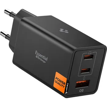 Mobilní telefon Spigen Essential 67W Wall Charger EE673EU Black ACH09458