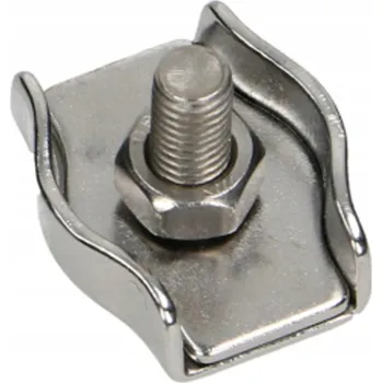 Železářství LANKOVÁ SVORKA pro lano FI 3 mm JEDNODUCHÁ A4 NEREZ ART 8330 / 8304