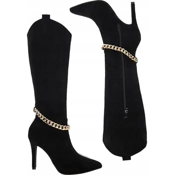 Dámské kozačky Deezee dámské kozačky černé JDY210930