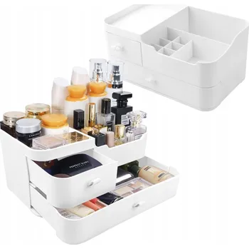 Úložný box Šperkovnice Organizér na kosmetiku, náčiní, šperky, doplňky, zásuvky xl