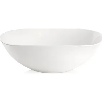 OPÁLOVÁ SKLENĚNÁ MÍSA BÍLÁ NA SALÁTY A POCHUTINY 2 L LUNA