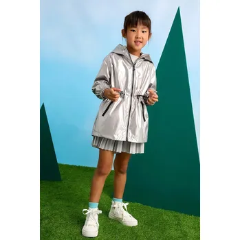 Dívčí oblečení Dětská bunda Mayoral 3411.6F.Mini.PPYA šedá 90X, vel. 98