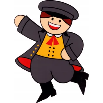 Obraz MAGNET DŘEVĚNÝ FOLK - LIDOVÉ KROJE - BAMBER FOLKSTAR