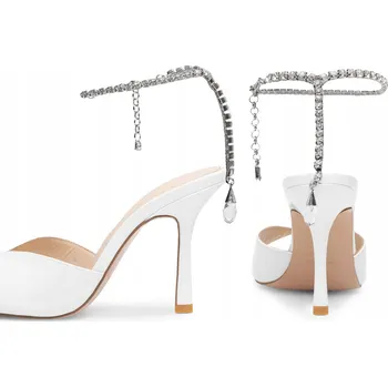 Dámské sandále Eva Minge dámské sandály STEPHANIE-V1051L-01 na jehlovém podpatku, velikost 39