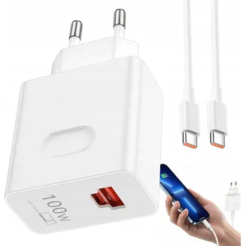 Pouzdro na mobilní telefon NABÍJEČKA PRO MOBILNÍ TELEFONY 100W S KABELEM TYPE-C 2M PRO HUAWEI HONOR