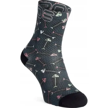 Dámské ponožky Dámské cyklistické Ponožky Karpos Green Fire Socks - ombre blue/valer 34-38