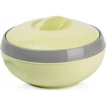 Termoska Jídlonosič nerezový VENUS 2,5 L s miskami ZELENÝ Termo na polévku a jídlo