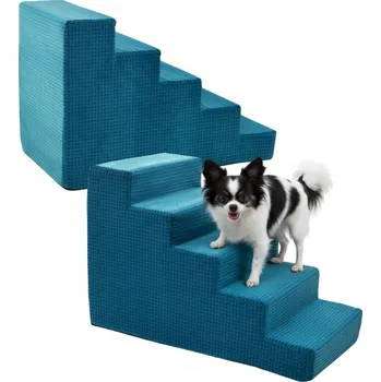 Schody a rampa pro psa Schůdky pro psa Amibelle, 3 stupně, 50 cm, nosnost 8 kg