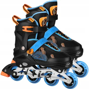 Kolečkové brusle Kolečkové Brusle nastavitelné, dětské, rekreační, kaučukové, kolečka ABEC-7 Nils Extreme