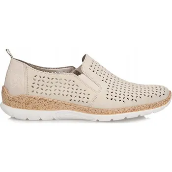 Dámské polobotky Dámské polobotky Rieker N4251-60 BÉŽOVÁ VEL..40