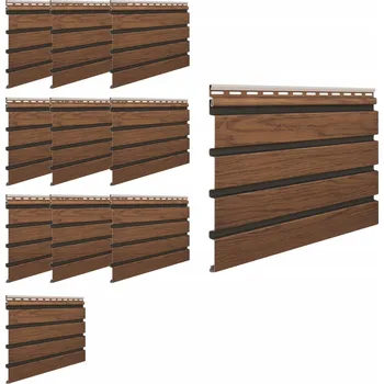 Obklad Fasádní deska 295 x 28,8 x 12 mm 10 ks ořechová