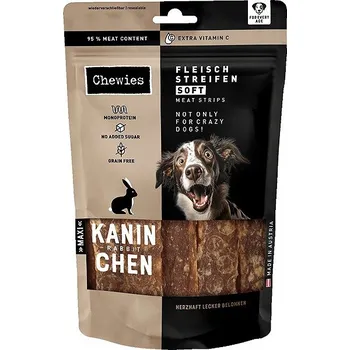 Pamlsek pro psa Chewies Fleischstreifen Soft Králičí maso Maxi 150 g