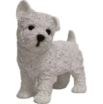 Zahradní dekorace Pes Westík 22 x 20 zahradní dekorace figurky a sochy polystone