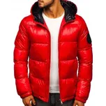 ZIMNÍ BUNDA PÁNSKÁ ČERVENÁ 99311 DENLEY_XL