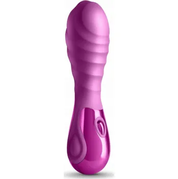 Vibrátor Dream Toys SEDUCTION_Vibrátor Chloe Rabbit Metalicky růžový vibrátor