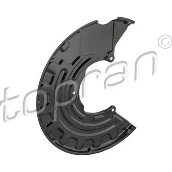 Brzdový systém Ochranný plech proti rozstřikování, brzdový kotouč TOPRAN 117 966