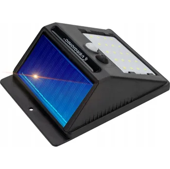 Venkovní osvětlení Solární lampa LED s pohybovým a soumrakovým senzorem, venkovní, zahradní, 20 LED