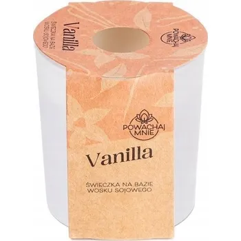 Svíčka VOŇAVÁ SÓJOVÁ SVÍČKA POVONCELLA - VŮNĚ VANILKY, BÍLÁ, 130 ml