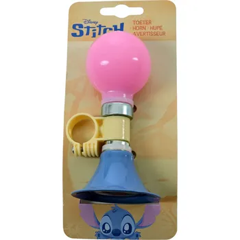 Zvonek na kolo STITCH HOUKAČKA NA KOLO PÍSKACÍ HRAČKA ZVONEK