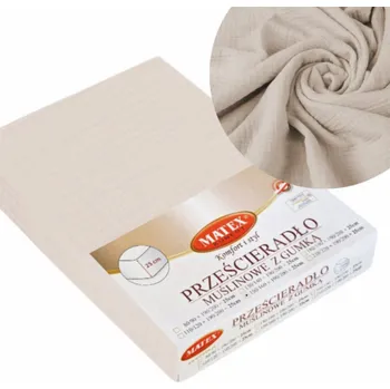 Prostěradlo Matex Prostěradlo 90 x 200, mušelín Matex 15