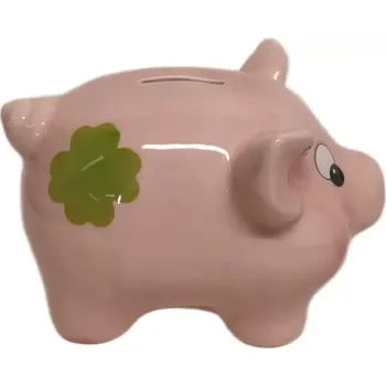 Pokladnička Prase kasička růžové větší Prodex 190001 keramika18 x 13