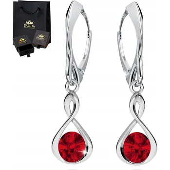 Náušnice Náušnice Nekonečno Infinity Swarovski Stříbro