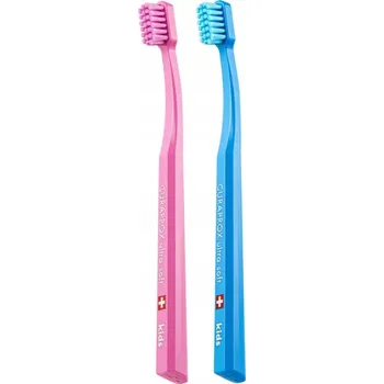 Zubní kartáček Manuální zubní kartáčky Curaprox Little Bacteria 2 kusy pro děti