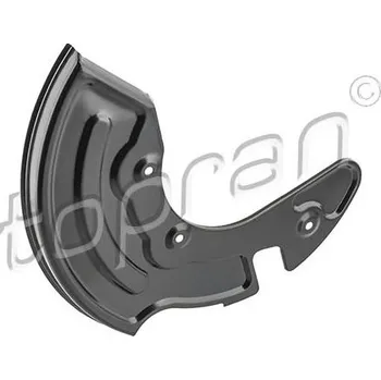 Brzdový systém Ochranný plech proti rozstřikování, brzdový kotouč TOPRAN 116 832