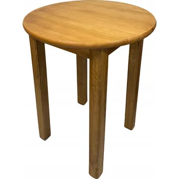 Jídelní stůl DŘEVĚNÝ BOROVÝ STŮL KULATÝ 100 JÍDELNÍ KUCHYŇSKÝ DO KUCHYNĚ OBÝVÁKU MASIVNÍ OLŠE