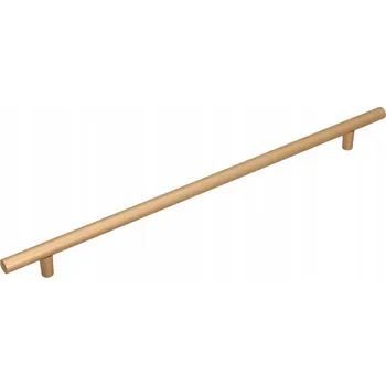 Nábytkové kování Nábytková úchytka reling GAMET RE10 480/560MM ZLATÁ MATNÁ