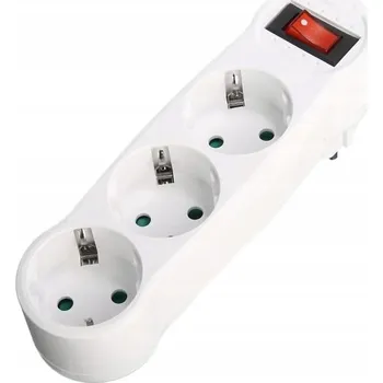 Elektrická zásuvka 16A 3cestná rozdvojka zásuvky adaptéru