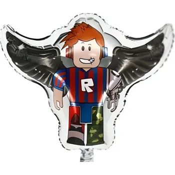 Balónek Narozeninový balónek ROBLOX oboustranný 54 x 52 cm - herní motiv na oslavu narozenin