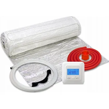 Topná rohož Thermoval Sada topné rohože, jednostranně napájená WT 2010 AL, 150 W/m2, 6,0 m2, regulátor TVT 04 EDO, podlahové vytápění