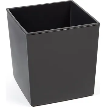 Květináč Plast Květináč šedý Lamela 25 cm x 25 x 26 cm